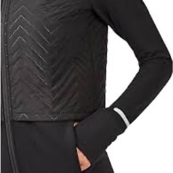 NEW Sweaty Betty Fast Track Layered Longline Black Jacket Sz S - Picture 4 of 13
